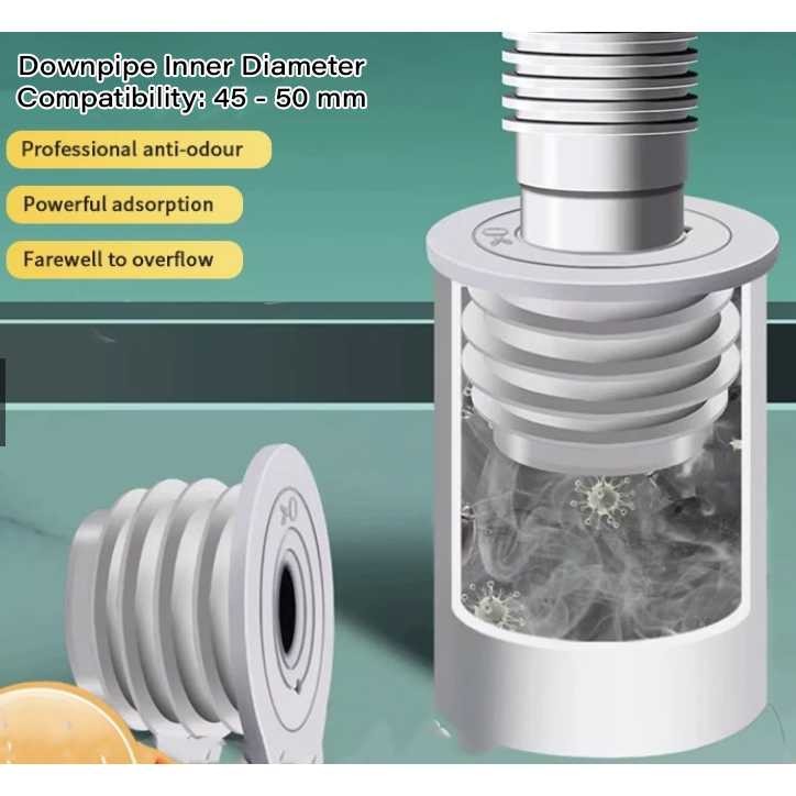 Penutup Lubang Saluran Air Anti Bau & Serangga Kamar Mandi

