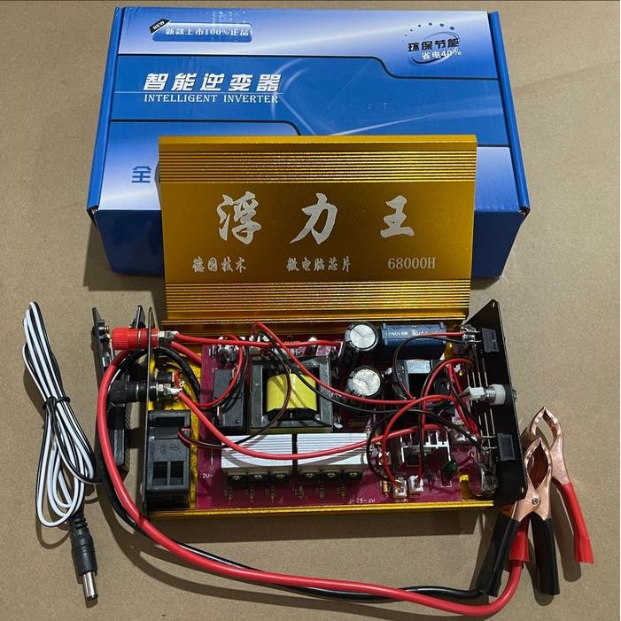 68000W DC12V Ultrasonik Inverter High Power Electric Wave Sine Wave Stunner Safe Inverter