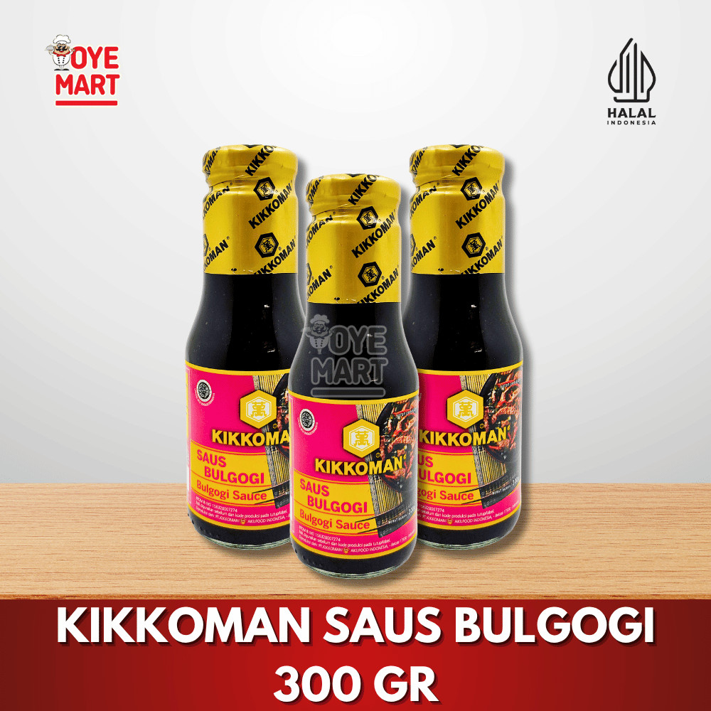 

KIKKOMAN BULGOGI SAUCE 300 GR / SAUS BULGOGI