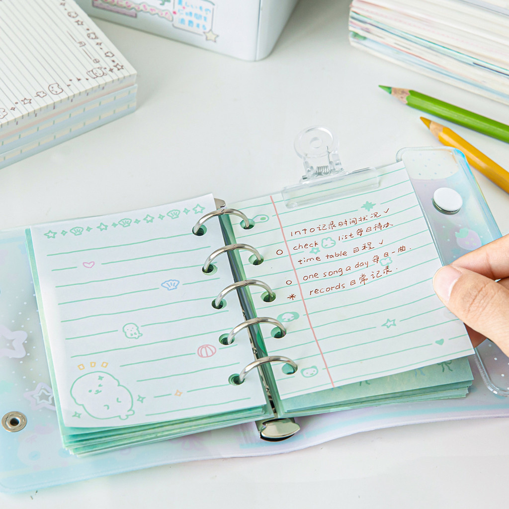 

80 Sheet Painting Memo Pad No-sticky Note Decal Scrapbooking DIY Notepad Diary Notebook Memo Student Stationery School Supplies