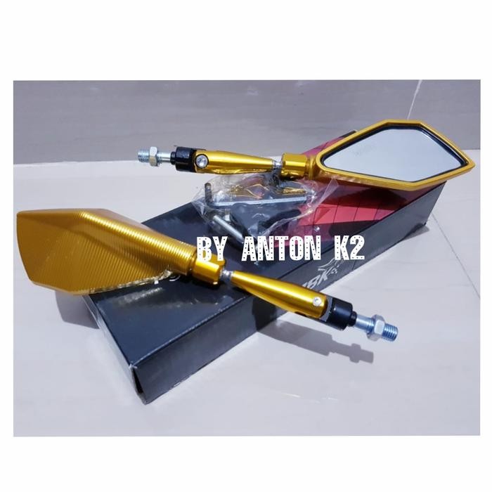 KACA SPION AKSESORIS VARIASI MOTOR SATRIA FU-SHOGUN 110-SHOGUN 125 NR - Gold