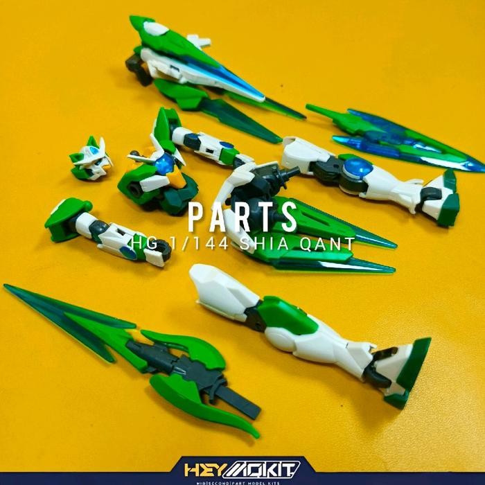 NON BANDAI HG 1/144 SHIA QANT PART HEAD VFIN V FIN BODY CHEST TORSO ARM SHOULDER HAND WAIST SKIRT LE