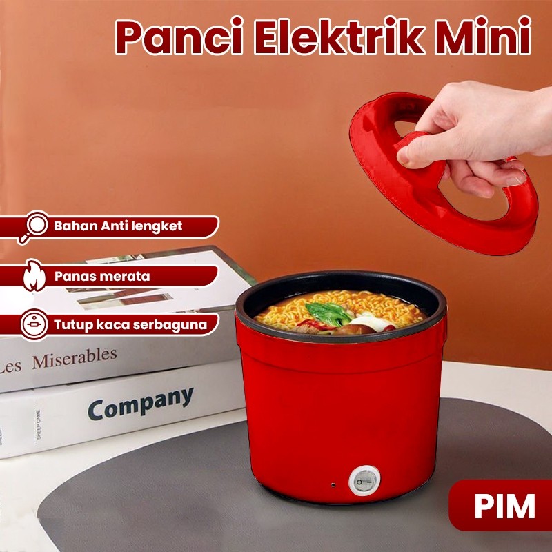 Panci Listrik Serbaguna Panci Masak Electric Cooker Penanak Nasi Mini Portable Penanak Nasi Kukus