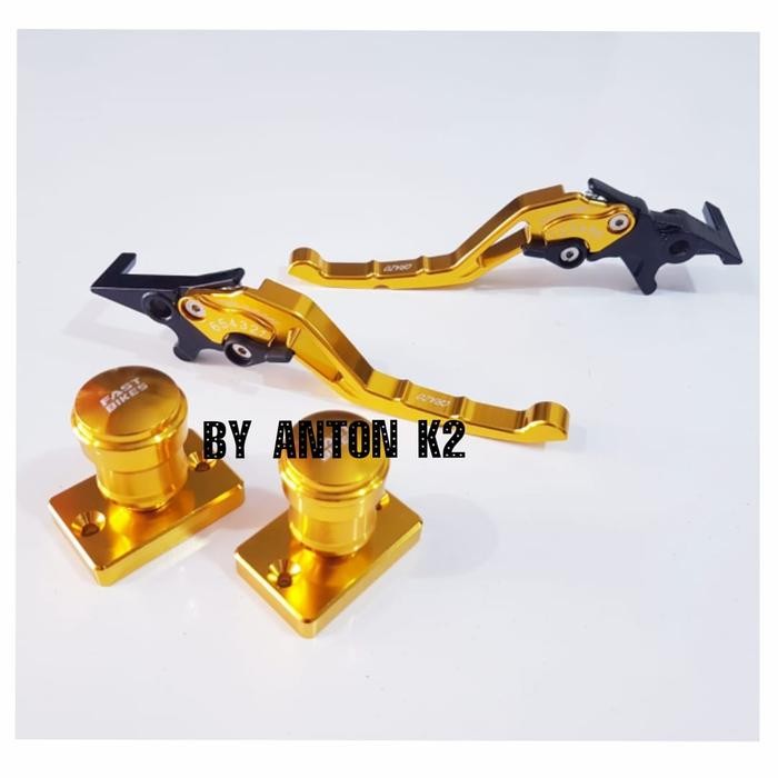 HANDLE REM BRAKE PAKET TUTUP MASTER REM TABUNG VARIASI PCX 150/ADV 150 - Gold, ADV 150
