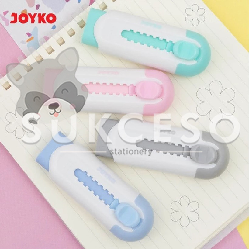 

JOYKO Sliding Eraser Penghapus ER-148 SATUAN - Push Pull Pastel Color