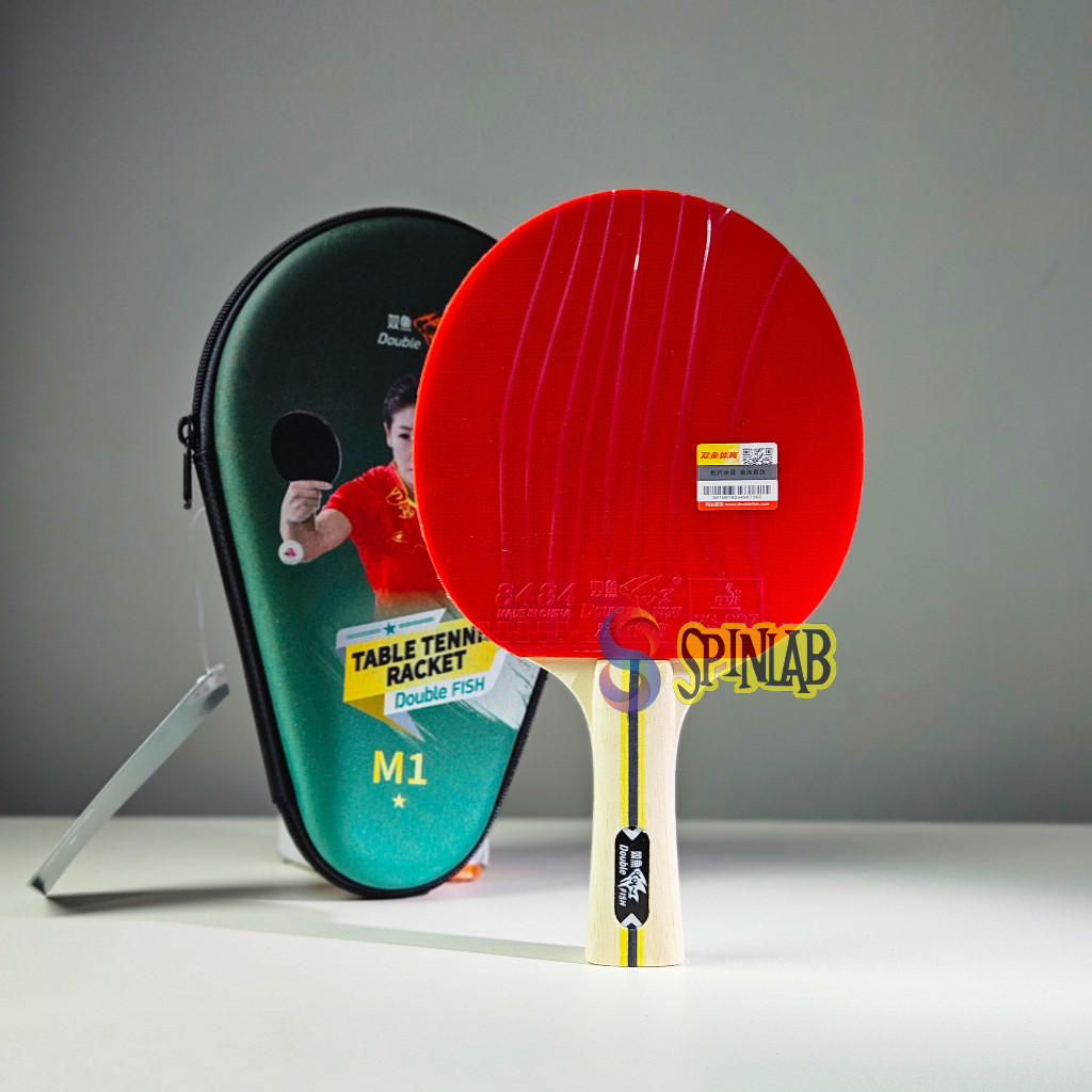 [PREMIUM ORIGINAL] DOUBLE FISH M1 ITTF | Bat Bet Pingpong Tenis Meja