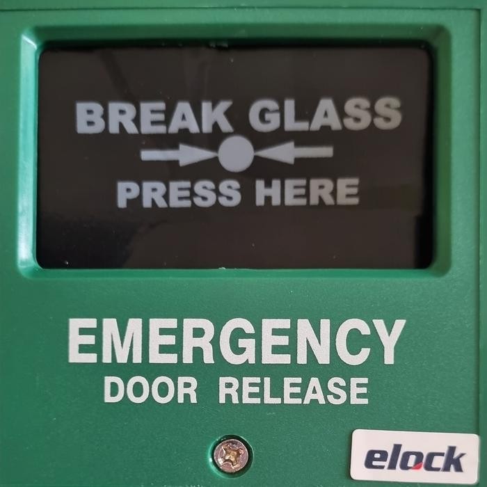 

Emergency break glass Door Release Elock for acess control