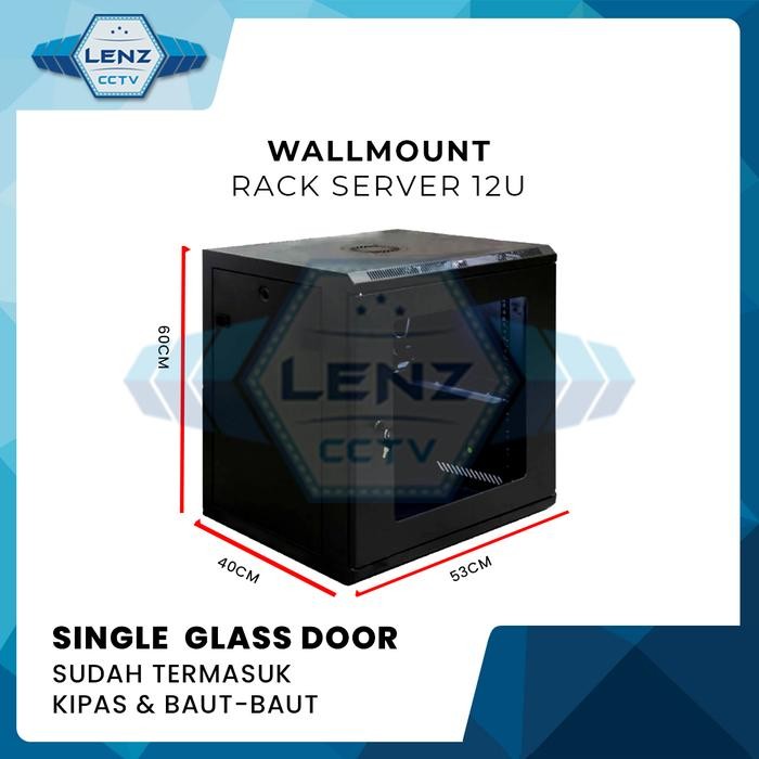 

Wallmount Rack 12U Single Door / Rack Server 12U Single Door