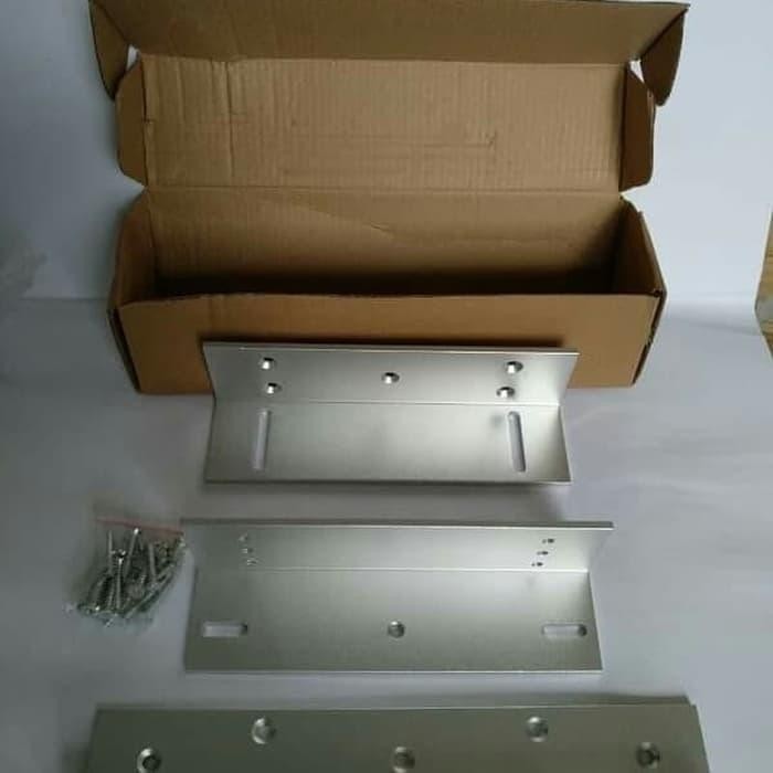 

ZL Bracket 600 Lbs 280 Kg utk Magnetic Door EM Lock Mlock Magnetik