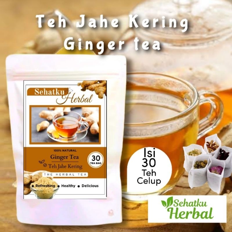 

SEHATKUHERBAL Teh Jahe : Ginger tea isi 30 tea bag