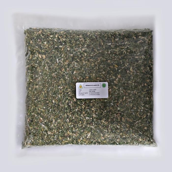 

Daun Bawang Kering / Leek Flake Kemasan 500 Gr Kualitas Premium 100%