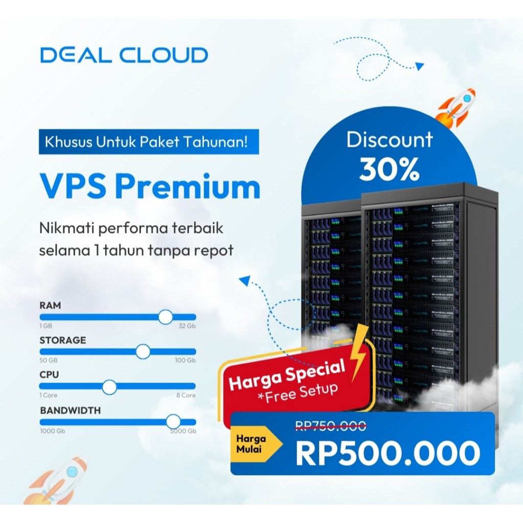 RDP/VPS TAHUNAN MURAH BERKUALITAS