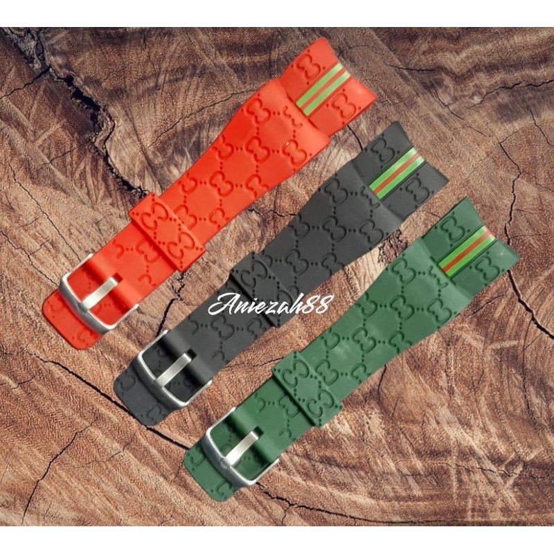 Strap Tali Jam Tangan Gucci Rubber Tali Jam Gucci Springbars Connection