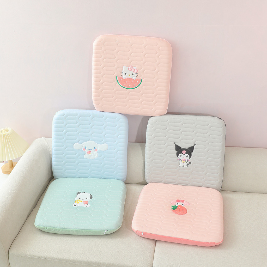 

Sanrio Hello Kitty Pochacco Memory Cotton Plush Cushion Cute Cartoon Anime Hangyodon Kuromi Comfortable Chair Seat Cushion Gifts