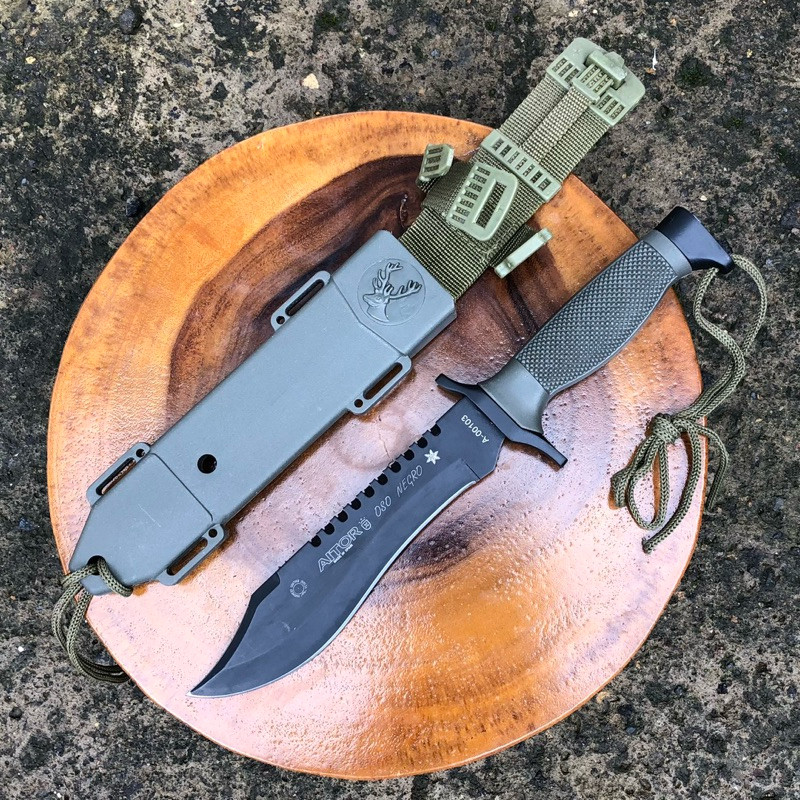 Pisau Berburu Hunting Survival | Pisau Camping Serbaguna