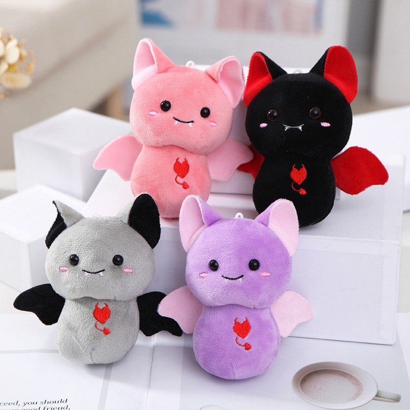 

20cm Kawaii Bat Plush Doll Soft Stuffed Pillow Plush Toy Halloween Room Decoration Party Birthday Kids Gift Living Room Deocr