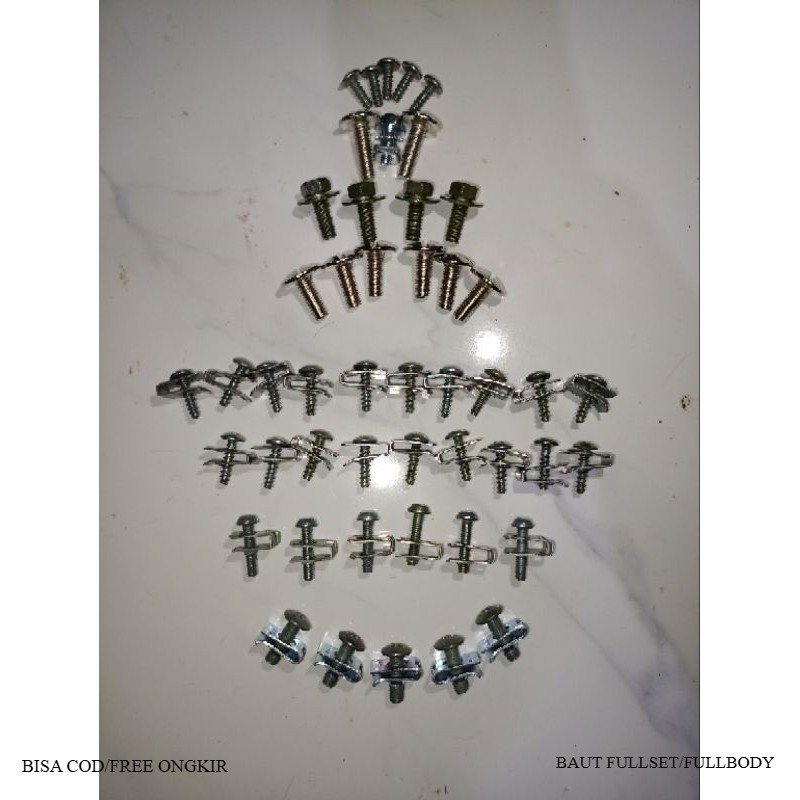Baut Revo Absolute Revo Lama Baut Scrup Full Body Baut Motor Honda Baut Motor Terlengkap