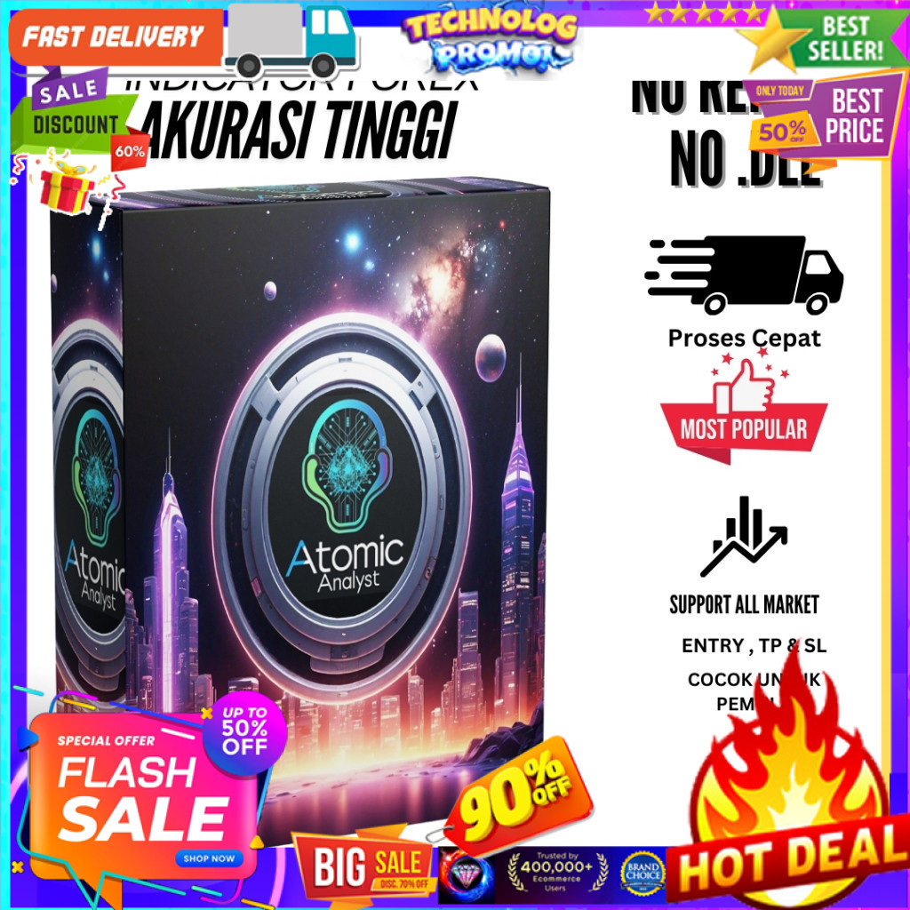 INDICATOR FOREX AKURASI TINGGI - ATOMIC VERSI TERBARU