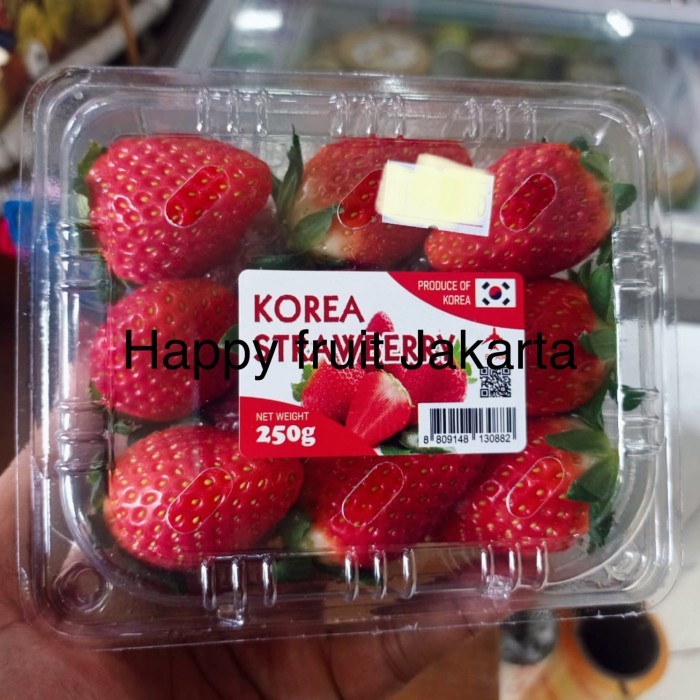

Super promo strawberry korea fresh manis pack 250 g