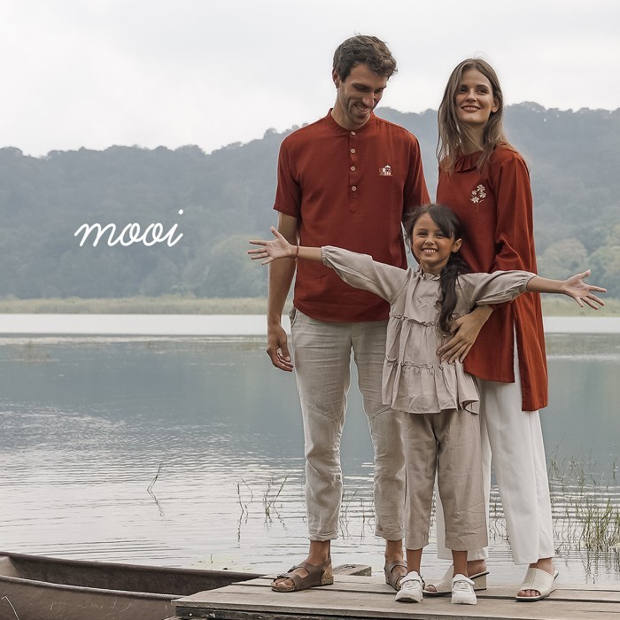 ✨LARIS✨-Mooi Tunik Wanita Atasan Wanita Zevva Tunik Adult - DUSTY PINK, SIZE L/XL