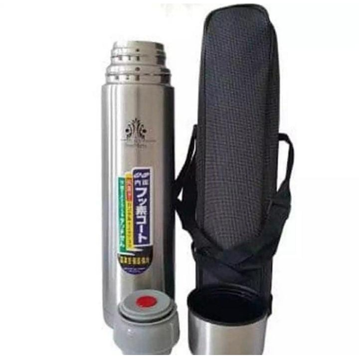TERMOS STAINLESS + TAS - THERMOS AIR PANAS - TERMOS 500 ML - VACUUM FLASK - TERMOS TAHAN PANAS - TER