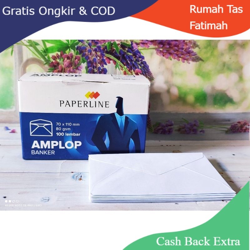 

Promo AMPLOP PUTIH KECIL / AMPLOP POLOS KECIL LEM ISI 100 LEMBAR 7x11 cm By Rumah Tas Fatimah