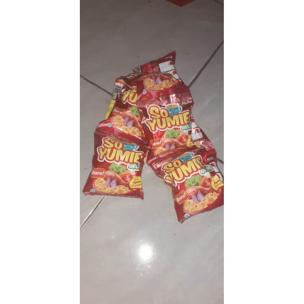 

SO YUMIE GELAS ayam bawang - isi 10 pcs mi instant