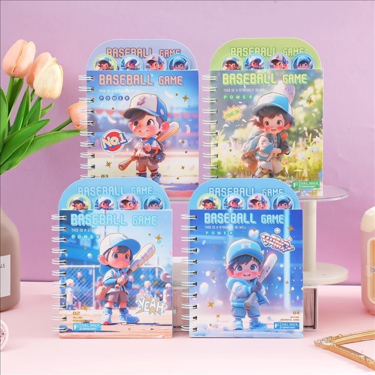

BOBOMARTS JAKARTA BUKU DIARY NOTEBOOK DEPAI2025-17 ISI 80 LEMBAR BUKU TULIS RING NOTEBOOK RING BUKU CATATAN BUKU TULIS MOTIF