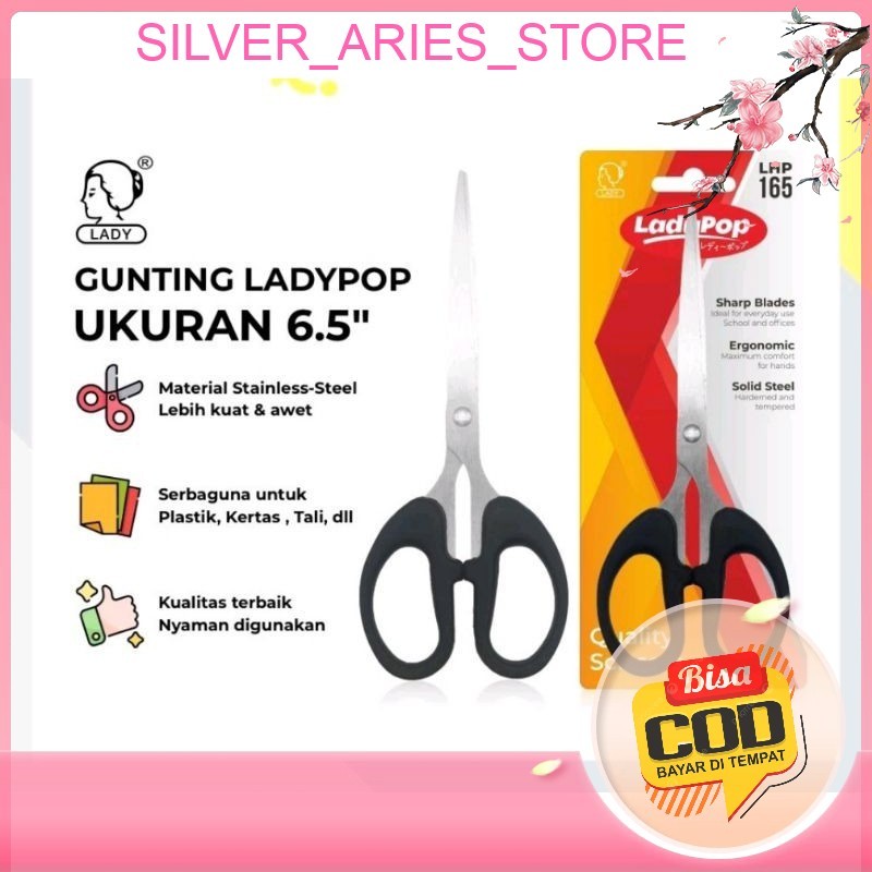 

Silver Aries [COD]. Gunting Besi Stainless scissors / Guting kertas tajam stainless steel / Gunting ukuran Tanggaung Stainless Logam