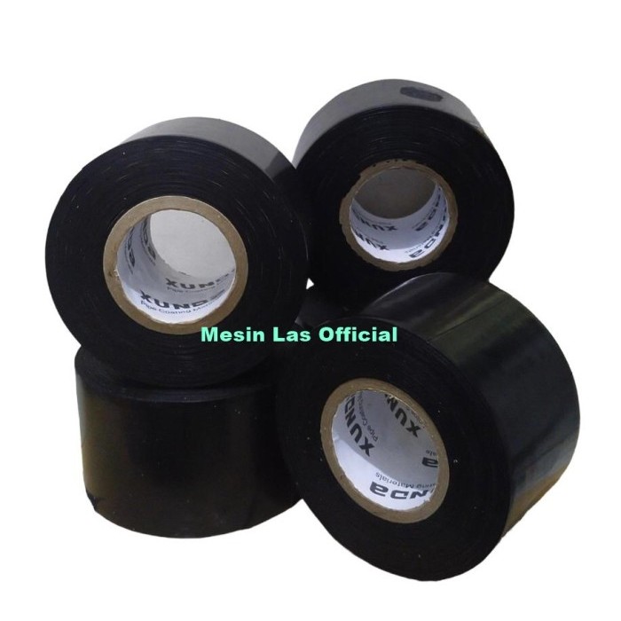 

Wrapping Tape 4 Inch x 100 Feet Wrapping Pipa Xunda Tape Hitam