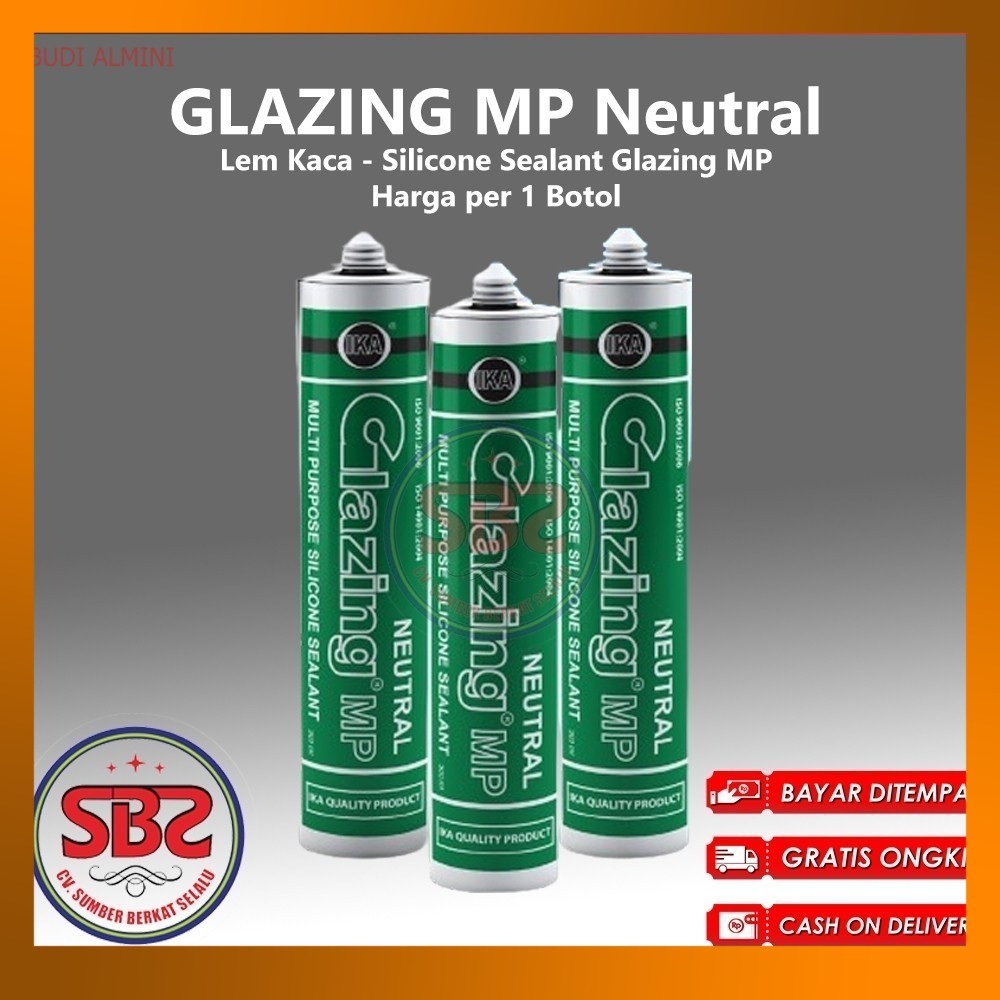 GLAZING MP NEUTRAL - Silicone Sealant GLAZING MP Netral/Lem Kaca Glazing MP