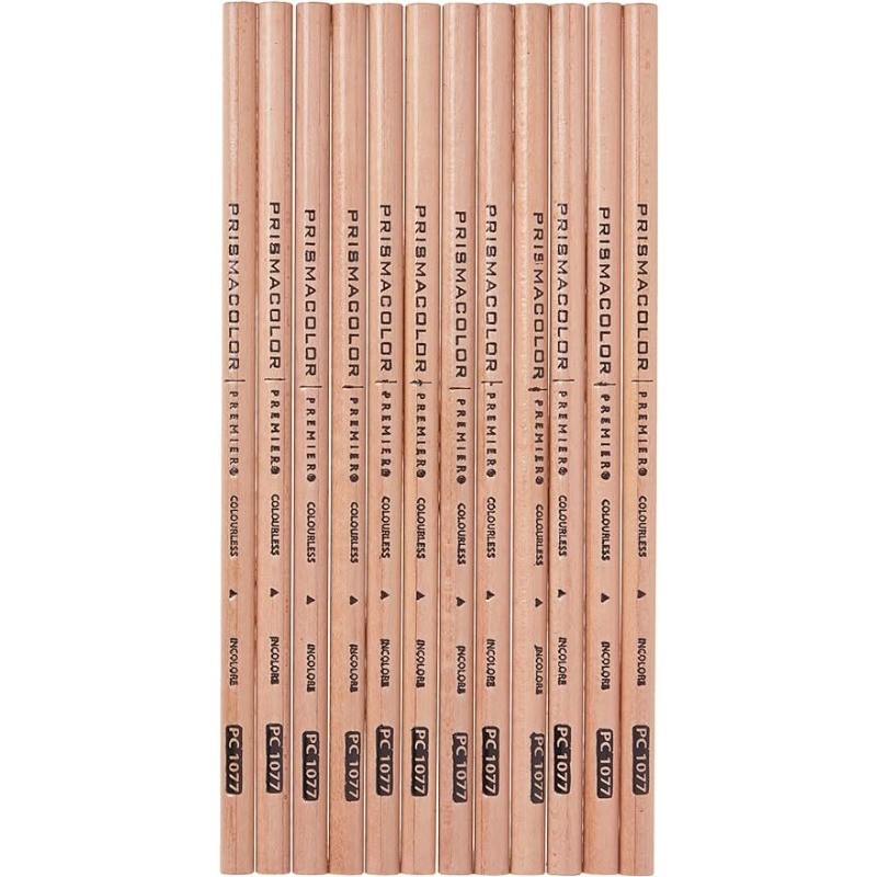 

Prismacolor Colorless Blender Pencils 12/Pk Soft Thick Cores Robust Leads Resist Cracking and Chipping Richly Saturated Pigments