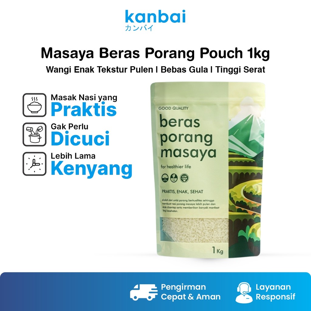 

MASAYA Beras Porang Shirataki Konjuc Rice 1 Kg