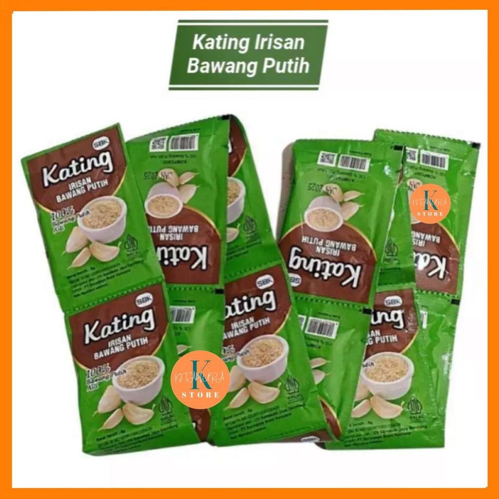 

Kating Irisan Bawang Putih 6 gram x 12 Sachet Halal BPOM Original