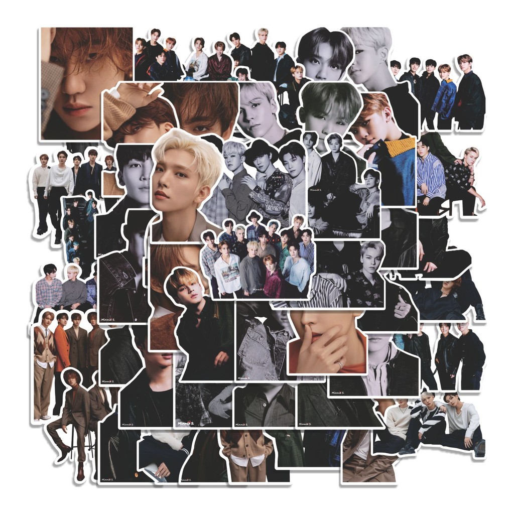 

COD 50 Pcs Stiker SEVENTEEN KOREAN BOYBAND PACK Lucu Anti Air Untuk Dekorasi Notebook Sepeda Skateboard Handphone