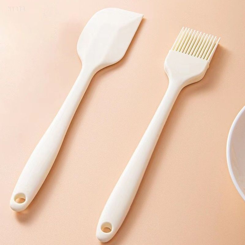 

COD✨Nyota✨Silicone Kitchen Utensil Baking Spatula Mini / Perlengkapan Kue Kuas Sutil Spatula Silikon Cream