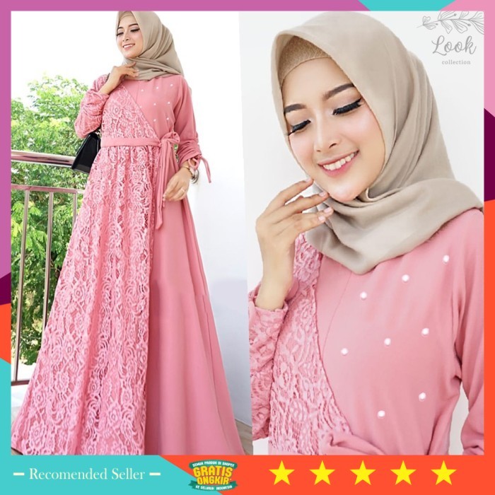 Bahan Bagus Berkualitas Premium Termurah /Baju Kebaya Brukat / Busana Muslim / Gamis Brokat / Safira