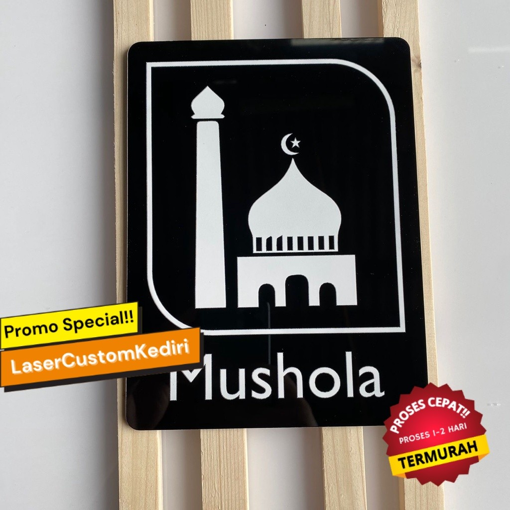 Tulisan Mushola Sign Akrilik