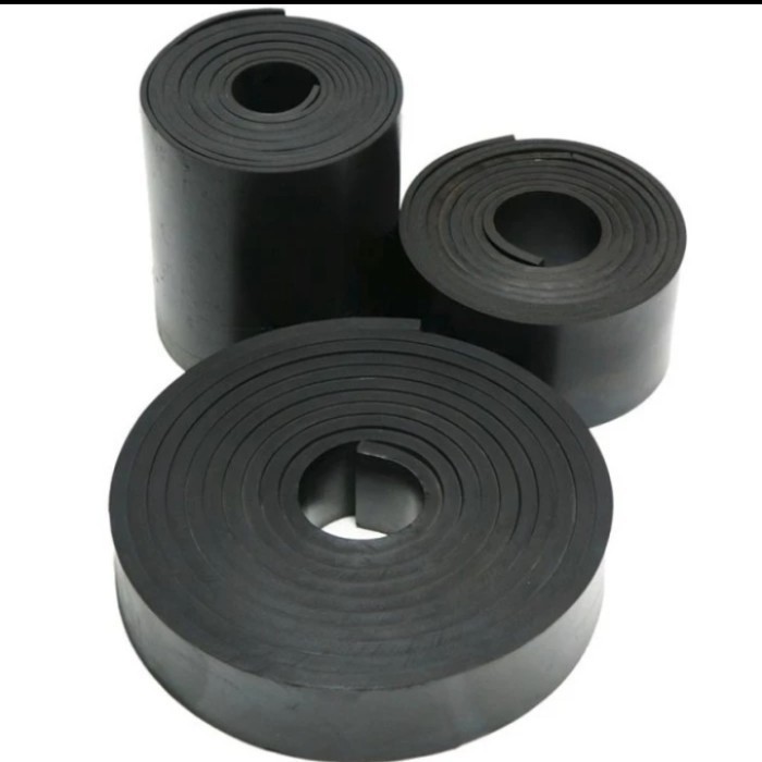 

Rubber/karet strip 4mm 50mm x 1m