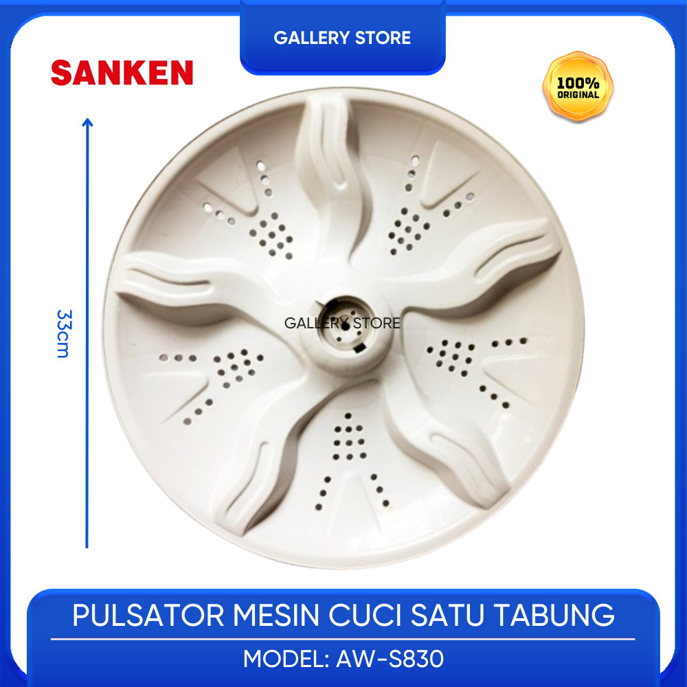BALING PULSATOR MESIN CUCI SANKEN 1 TABUNG  AW S830 AW-S830