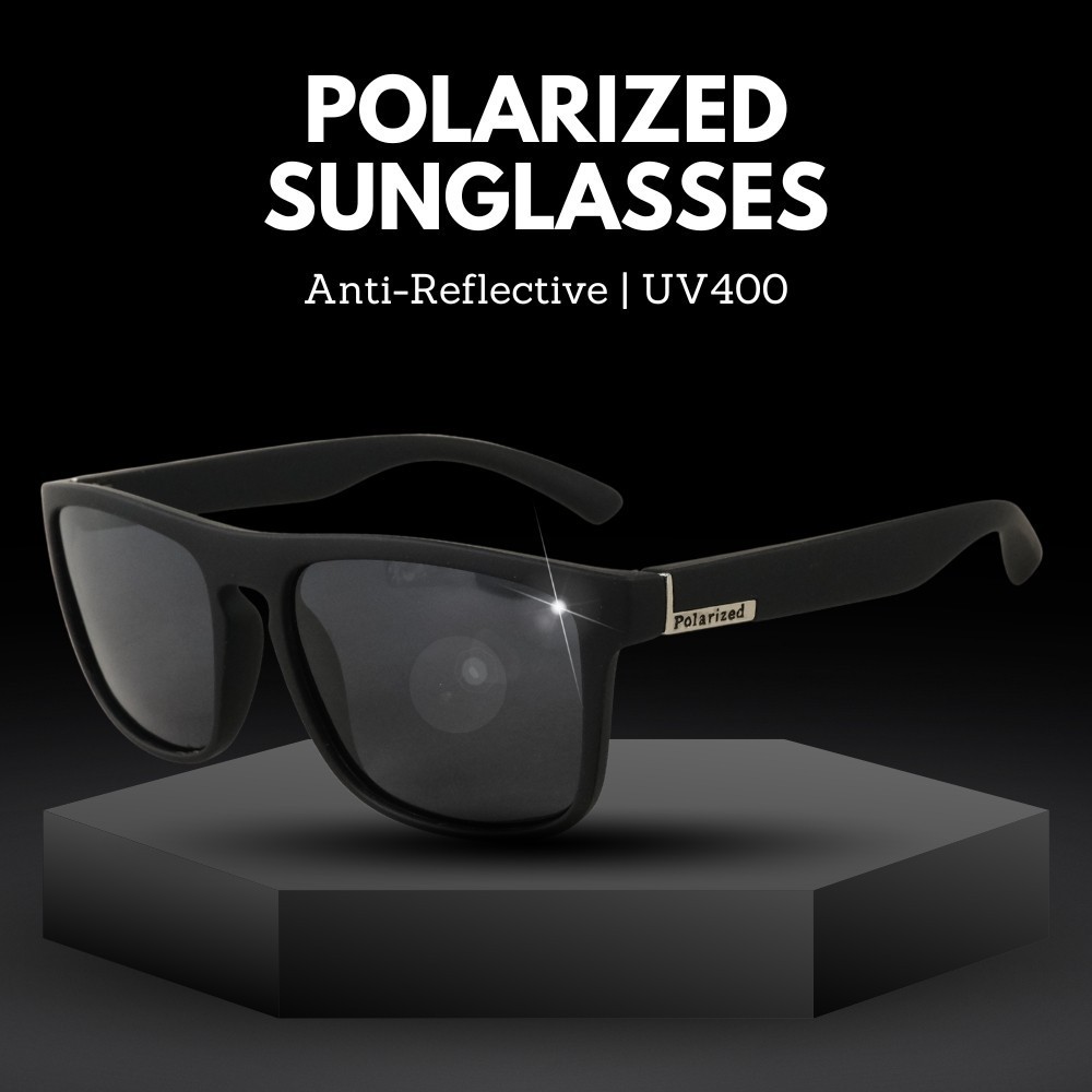 

- Samjune Kacamata Pria Polarized Sunglasses Anti-Reflective UV400 - J-198 -