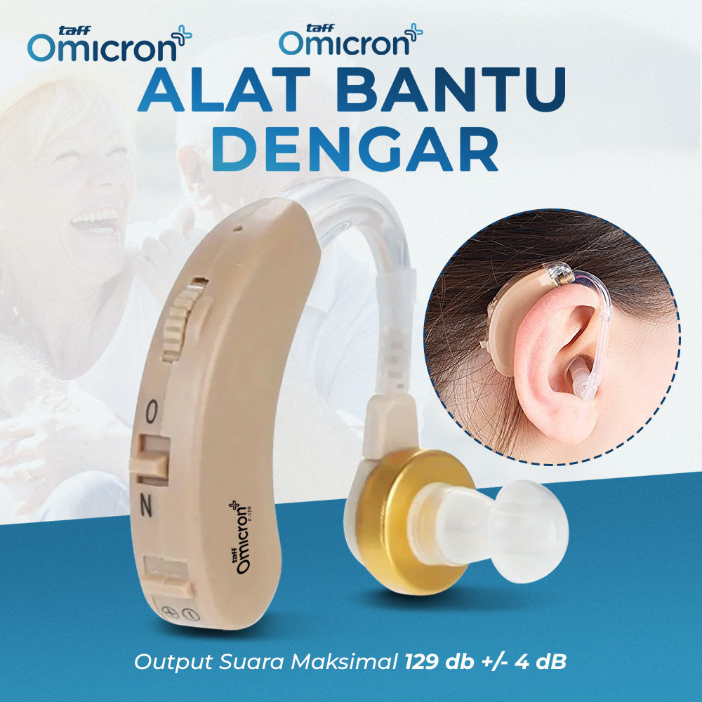 

- TaffOmicron Earphone Alat Bantu Dengar Hearing Aid - F-139 -