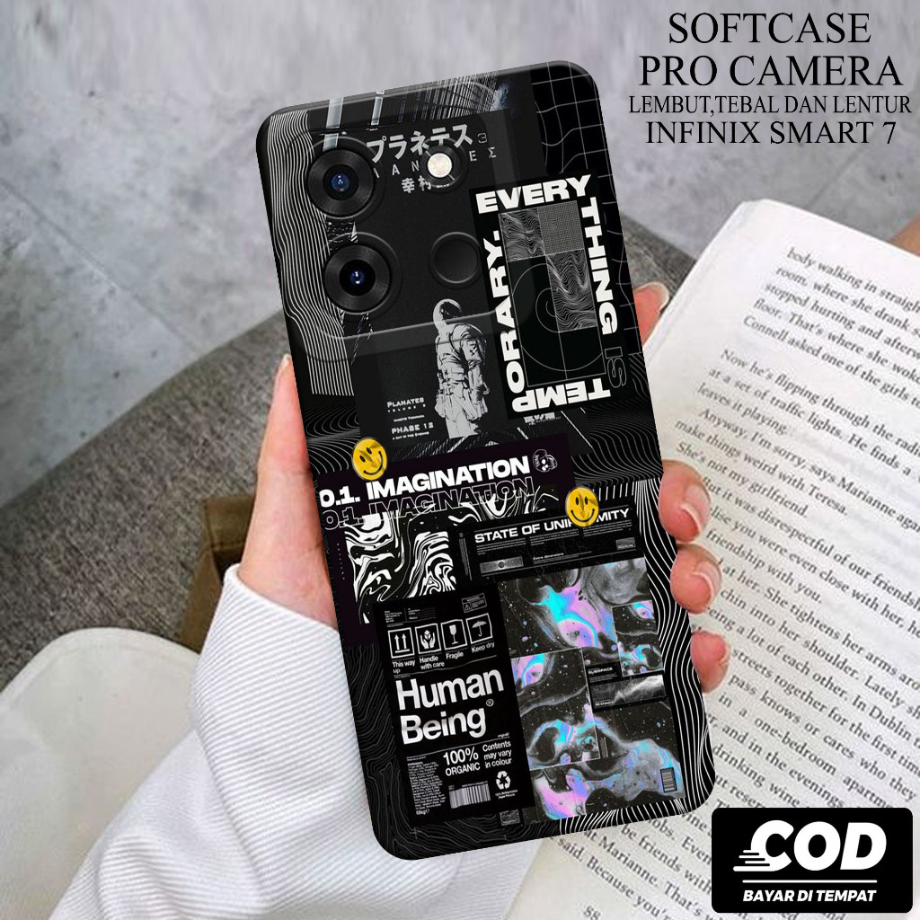 Case Hp Infinix Smart 7 2023 - Softcase Infinix Smart 7 Terbaru - Casing Infinix Smart 7 - Kesing In