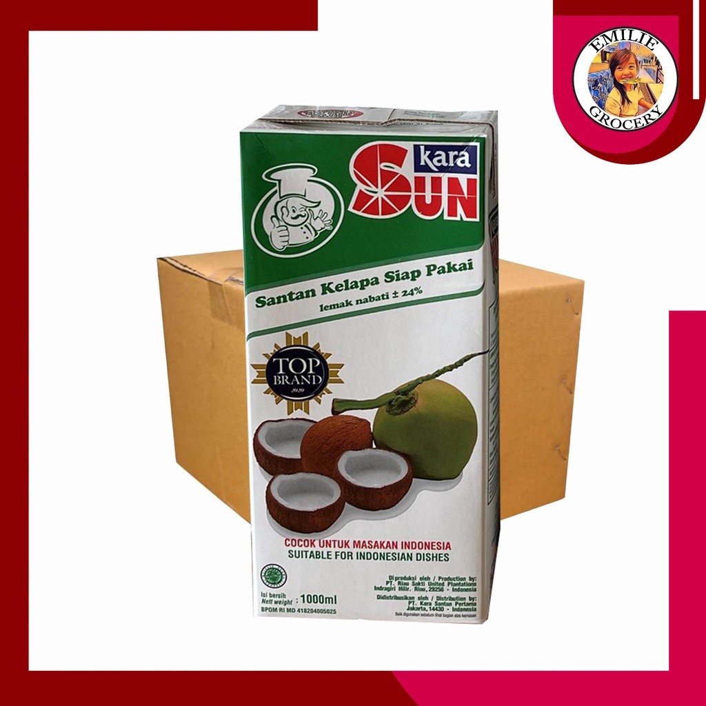 

Sun Kara SunKara Santan Santen 1 Liter 1000ml 1000 ml