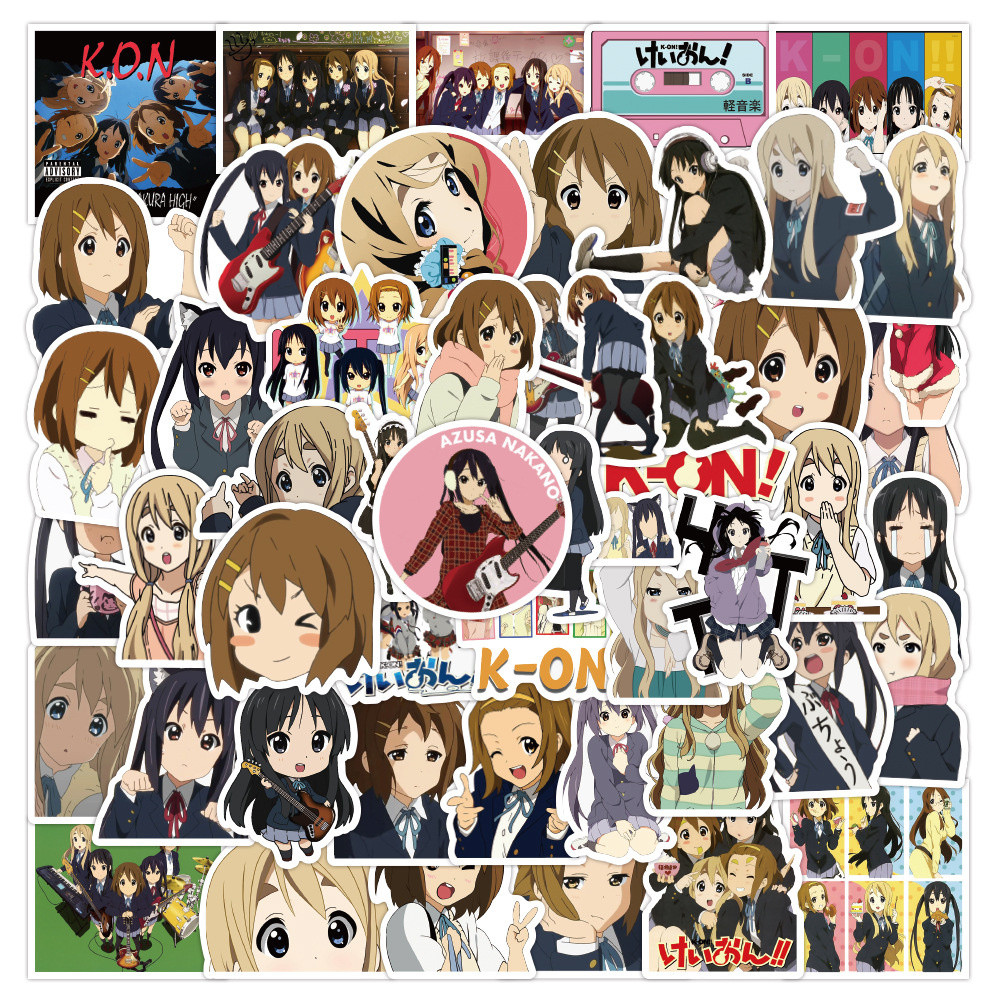 

10/30/50PCS Anime Light Tone Girl Cartoon Graffiti Sticker Luggage Laptop Guitar Bike Skateboard Gift Toy Sticker Wholesale