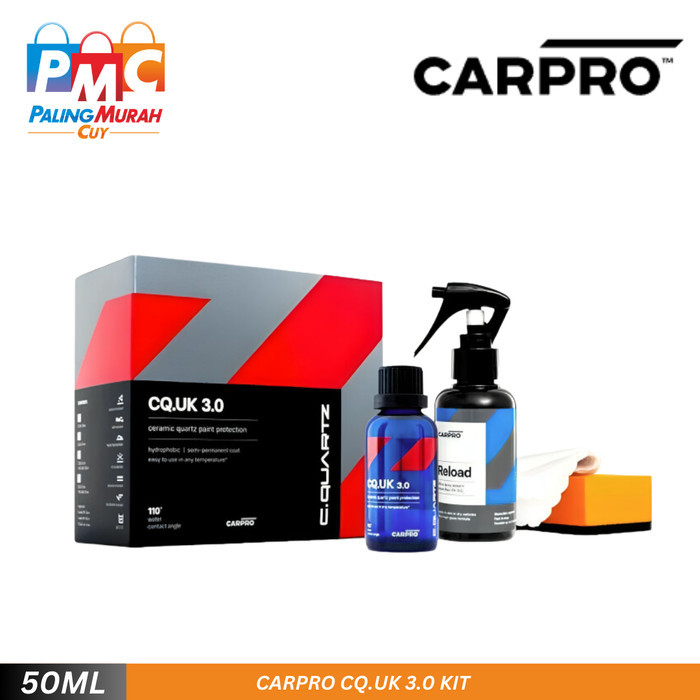 Carpro Cquartz UK 3.0 Kit 50ml : Polish Coating Glass
