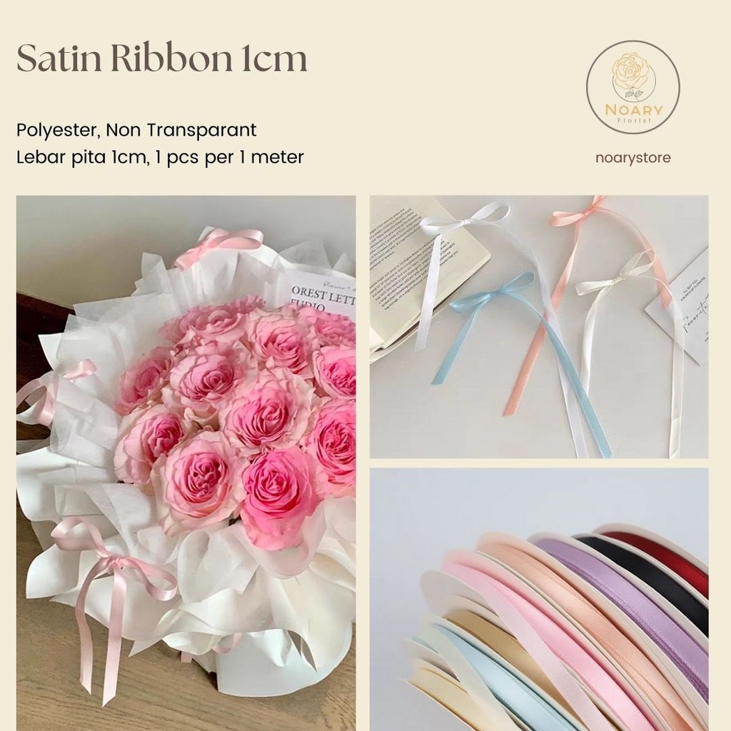 

SATIN RIBBON 1CM