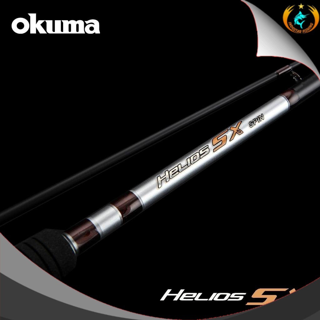 Joran Casting OKUMA Helios SX Spinning dan Baitcasting type 702 Free Packing Pipa / Indostar