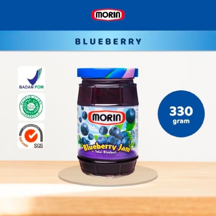 

Morin Selai Blueberry Jam 330 gr / selai morin