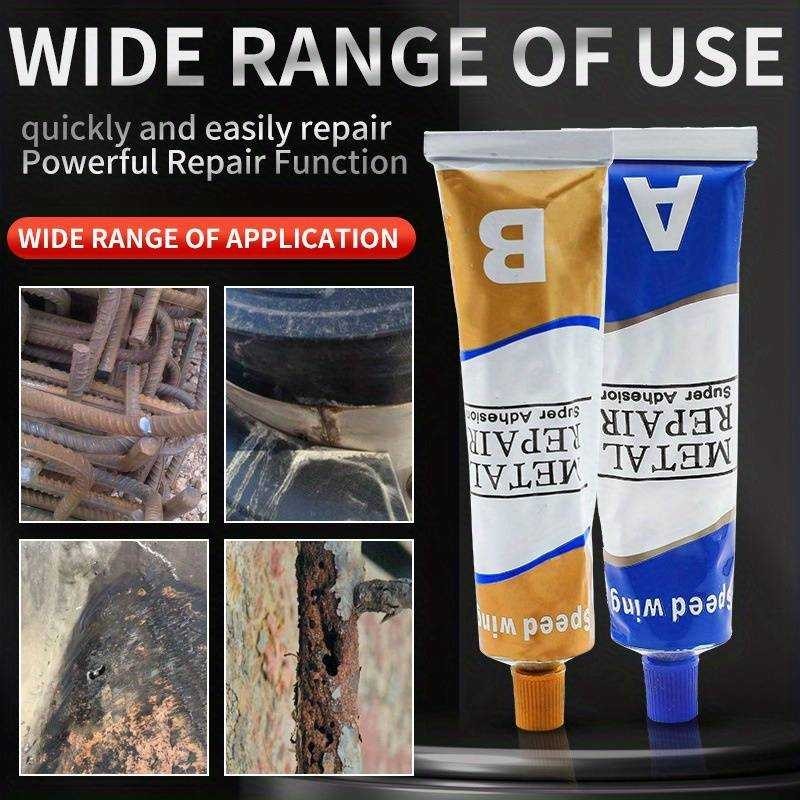 

Lem besi tahan panas repair glue radiator mesin knalpot waterproof ori